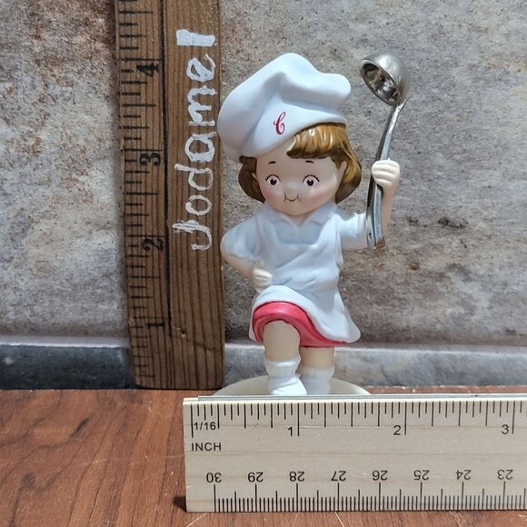 Vintage Campbells Kids Girl with Ladle Marching Porcelain Figurine 2003 - Picture 10 of 13